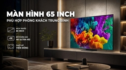 Tivi LG Qned Evo AI 65 Inch 65QNED86BSA phù hợp phòng khách bao nhiêu m2?