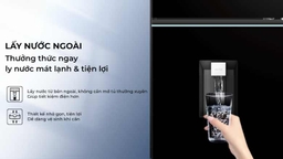 Tủ Lạnh Aqua AQR-T305FA(LB) Inverter 283 Lít Thiết Kế Hiện Đại, Bảo Quản Thực Phẩm Linh Hoạt