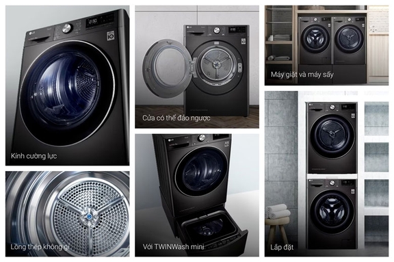 Máy giặt LG 12kg FX1412S3K và FX1412N5G có gì khác biệ? Loại nào nên dùng?