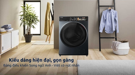 Máy Giặt Toshiba TW-T25BZP140MWV(MG) Inverter 13Kg Tiết Kiệm Điện, Chăm Sóc Quần Áo Toàn Diện