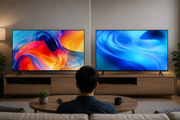 So sánh tivi Samsung UA43M71H và Samsung UA43U8000H có gì khác nhau?