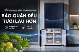 Tủ Lạnh Panasonic NR-XZ590HGKV Inverter 520 Lít 4 Cánh Âm Tường, Prime Fresh -3°C, Ag Clean
