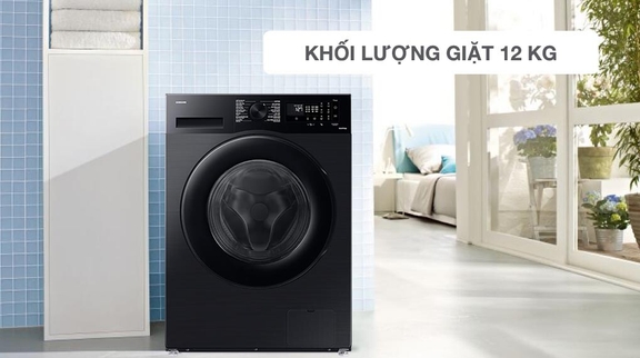 Máy giặt Samsung cửa ngang WW10DB7U34GBSV nổi bật với giặt sạch thông minh, bảo vệ sợi vải