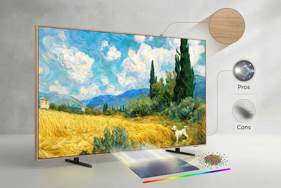 Đánh giá ưu nhược điểm của tivi TCL 55A400 Pro QD-MiniLED 55 Inch 4K, dòng tivi khung tranh