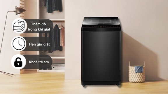 Máy giặt Aqua AWM8-316K(B) 8Kg Giặt sạch, lưu hương, tiện lợi cho gia đình