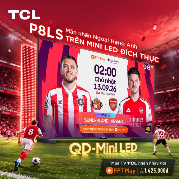 Top 4 tivi 65 inch bán chạy nhất tháng 9/2026
