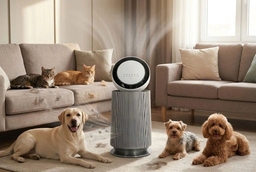 Nhà nuôi nhiều thú cưng, đừng bỏ qua máy lọc không khí LG Alpha PET AS65GDBY0