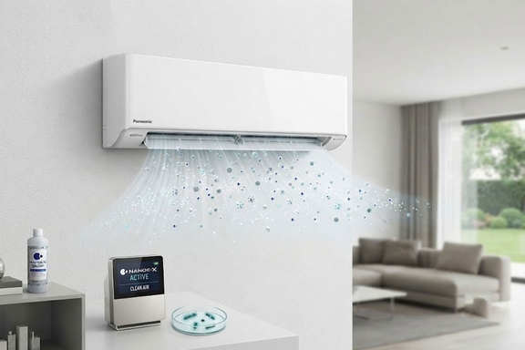 Lá chắn công nghệ 24/7: Sức mạnh diệt khuẩn từ Nanoe-X thế hệ 3 trên điều hòa Panasonic CS-XZ9BKH-8