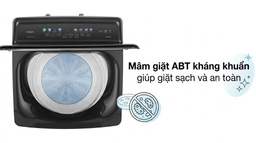 Máy giặt Aqua AWM13-B2158L(B) Inverter 13kg tiết kiệm điện cho gia đình đông người