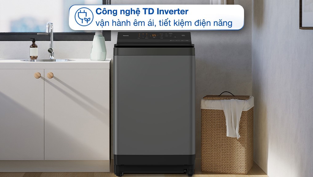 Máy giặt Panasonic NA-FJ105X1 Inverter 10.5Kg giặt sạch mạnh mẽ, tiết kiệm điện