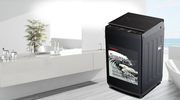 Máy giặt Toshiba AW-DM1100JV(MK) inverter 10kg giặt sạch hiệu quả, vận hành êm ái
