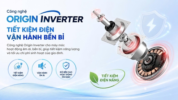 Máy giặt Toshiba Inverter AW-T26D1600XV(MG) 15Kg Giặt sạch hiệu quả, tiết kiệm điện