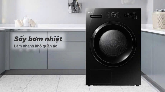 Giới thiệu cơ bản và chi tiết nhất về máy sấy quần áo LG RB09NHP5O model mới 2026