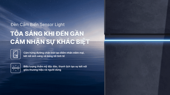 Tủ lạnh Aqua AQR-TA518FA(GL)U1 Inverter 455 lít thiết kế sang trọng, bảo quản thực phẩm thông minh