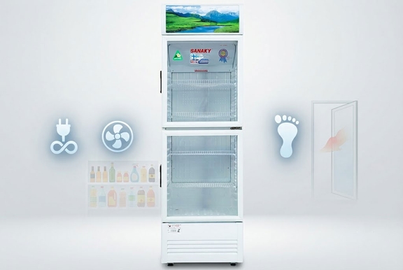 Tủ mát Sanaky VH-408W3L inverter 340 lít 2 cánh có tốt không? Có ưu, nhược điểm gì?