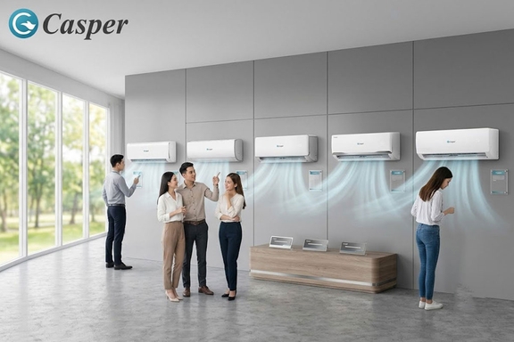 Top 5 điều hòa Casper 9000btu giá rẻ, làm lạnh nhanh cho phòng dưới 15m2