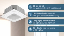 Vì sao nên mua điều hòa âm trần LG giá rẻ ZTNQ24GPLA0/ZUAC1 cho phòng khách