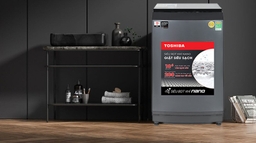 Máy giặt Toshiba AW-DUM1400LV(MK) Inverter 13kg giặt sạch sâu, vận hành êm ái