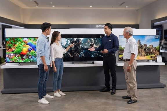 Top 3 mẫu tivi Sony dưới 15 triệu đồng đáng tiền cho phòng khách