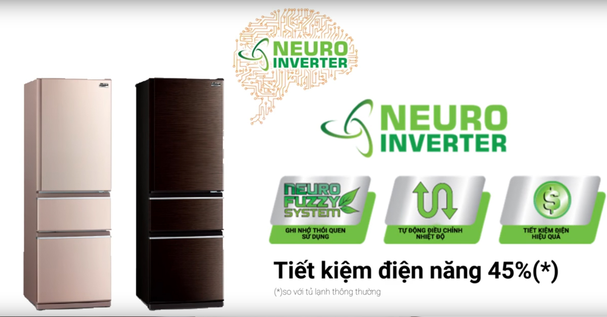 Tìm hiểu công nghệ Neuro Inverter trên tủ lạnh Mitsubishi Electric