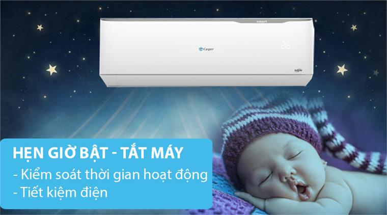 Tham khảo 3 tính năng của điều hòa Casper GH-12TL32 giúp bạn ngủ ngon hơn