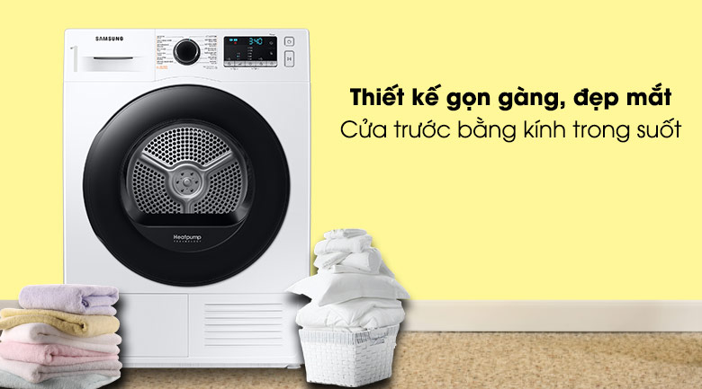 Tìm hiểu chiếc máy sấy Samsung DV90M5200QW/SV 9 kg