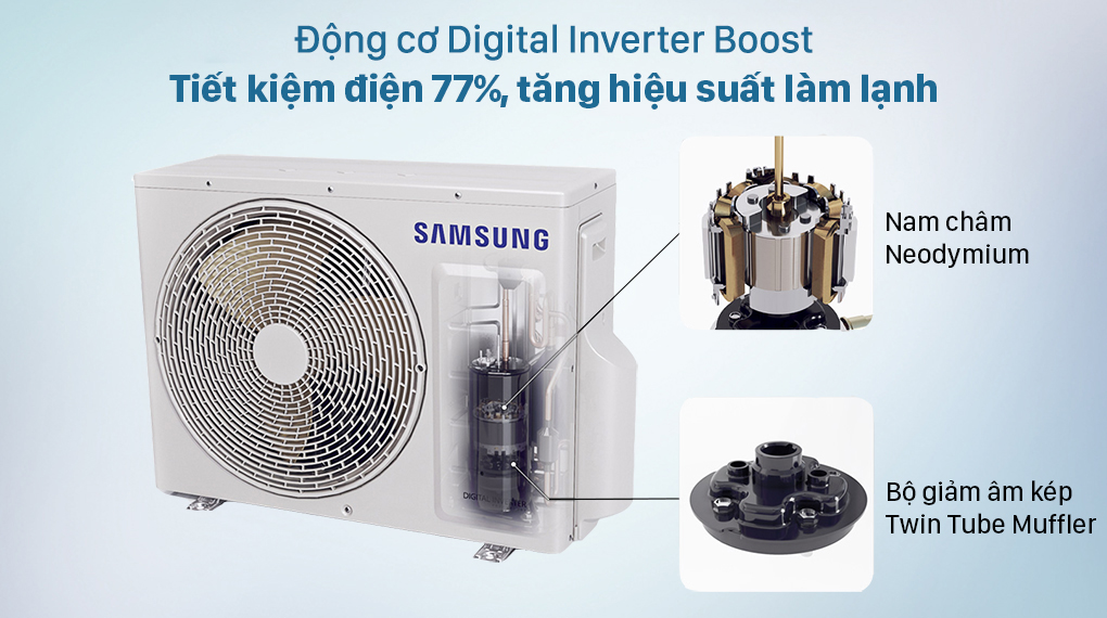 3 điểm nổi bật có trong điều hòa Samsung 9000btu AR10DYHZAWKNSV 