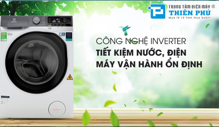 Đánh giá máy giặt sấy Electrolux Inverter EWW8023AEWA 8 Kg.