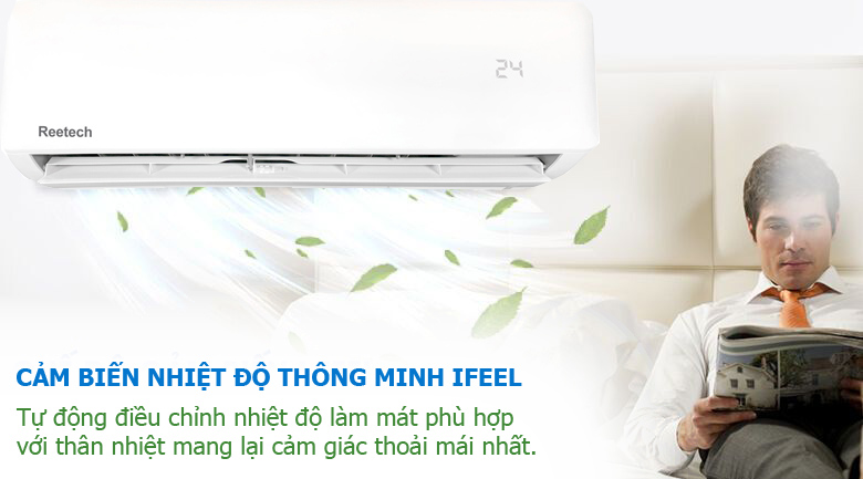 Điều Hòa Reetech 2 Chiều Inverter 18000Btu RTV18(H)‑BF‑A/RCV18(H)‑BF‑A Gas  R410a - Nơi bán chính hãng giá rẻ