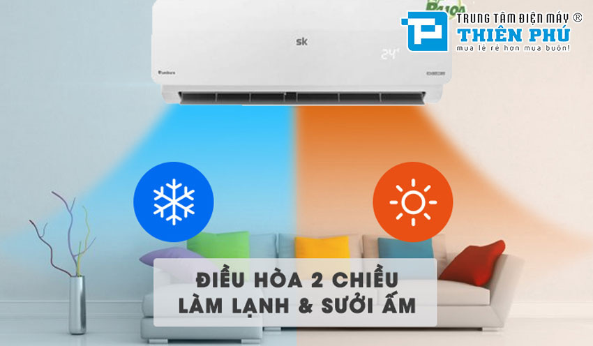 Lựa chọn điều hòa Sumikura 2 chiều APS/APO-H240/Morandi tiện ích quanh năm