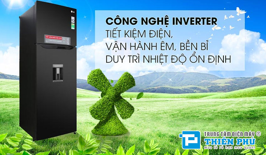 Tủ Lạnh LG Inverter 2 Cánh 315 Lít GN-D315BL
