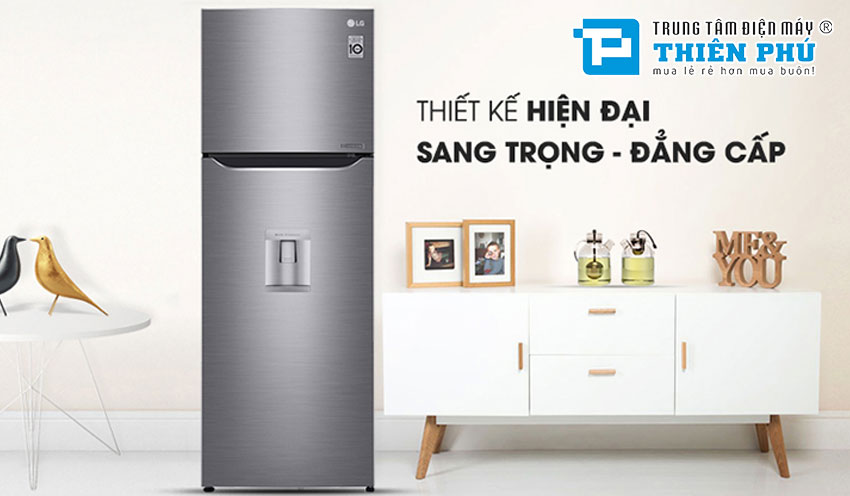 Tủ Lạnh LG Inverter 2 Cánh 393 Lít GN-D422PS