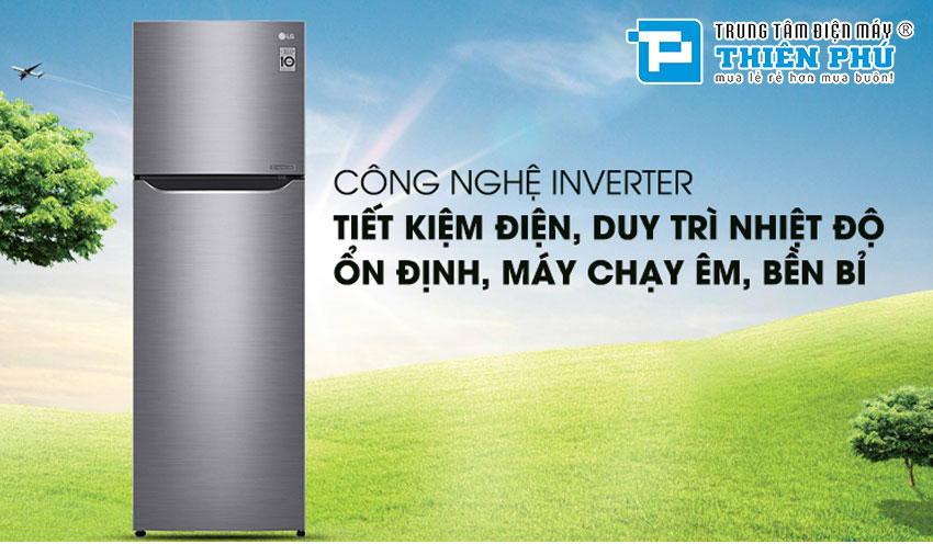 Tủ Lạnh LG inverter 2 Cánh 315 Lít GN-M315PS