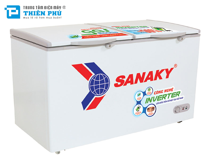 Tủ Đông Sanaky Inverter VH-5699W3 2 Ngăn 1 Đông 1 Mát 400 Lít