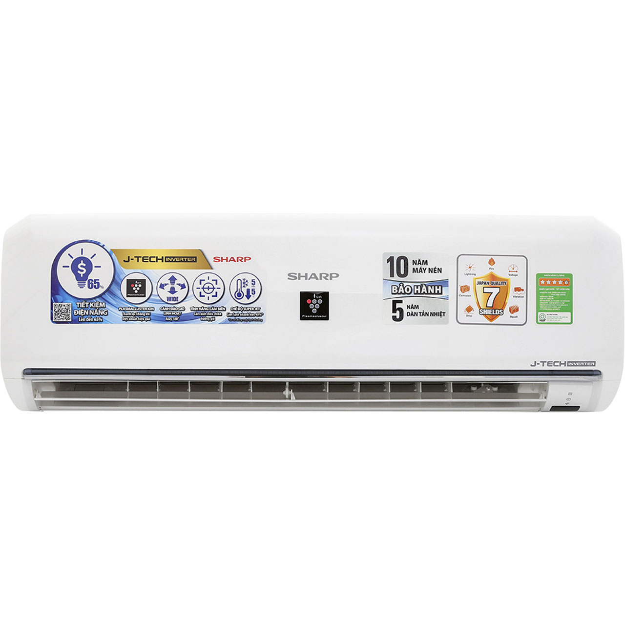 Điều Hòa Sharp 12000Btu 1 Chiều Inverter AH-XP13UHW