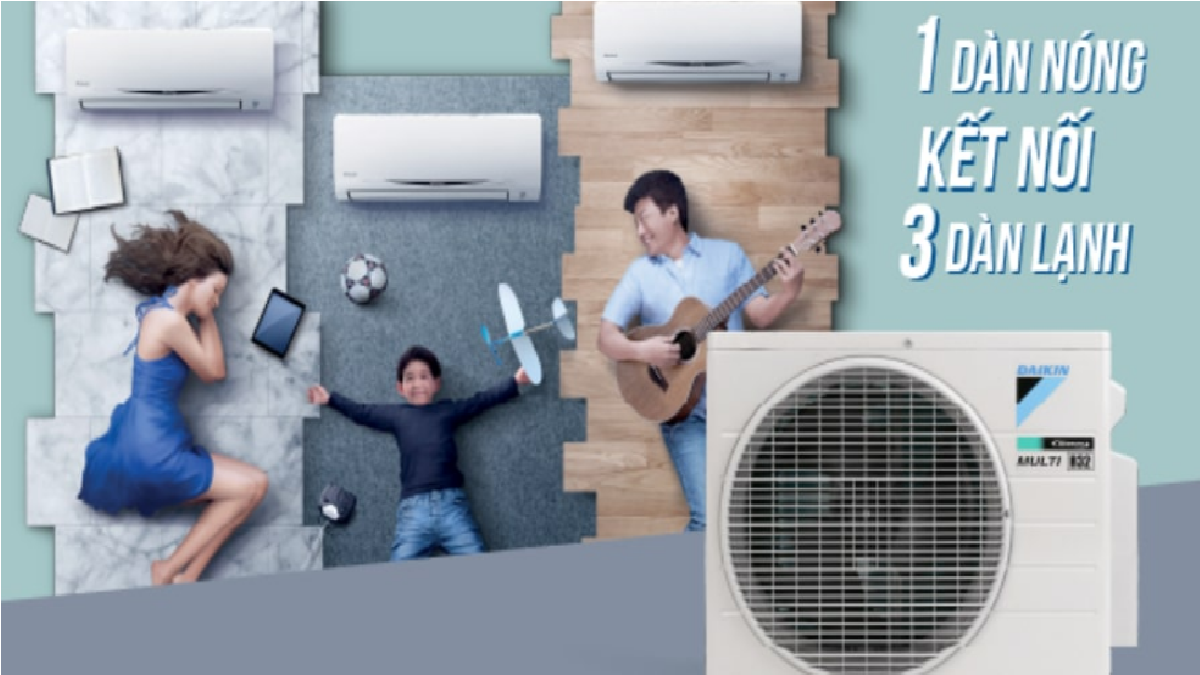 Tìm hiểu công nghệ hiện đại trên điều hòa Multi Daikin