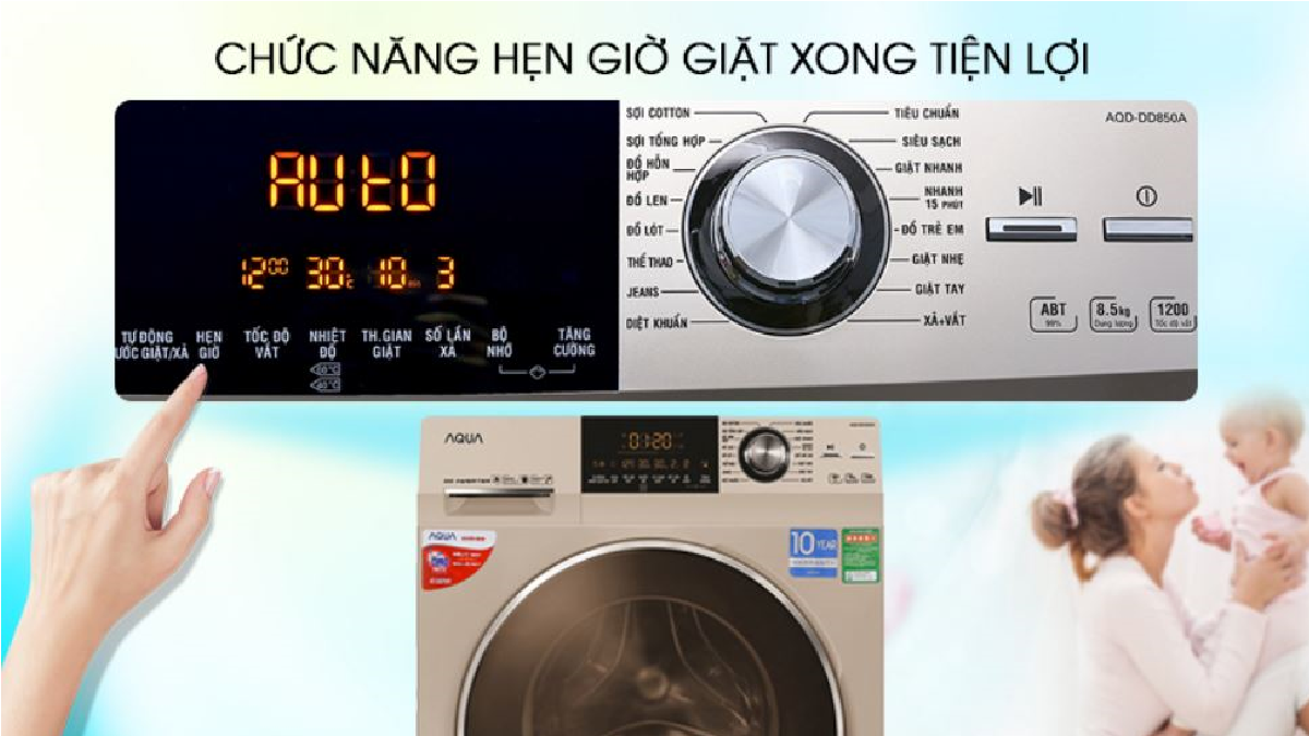 máy giặt Aqua