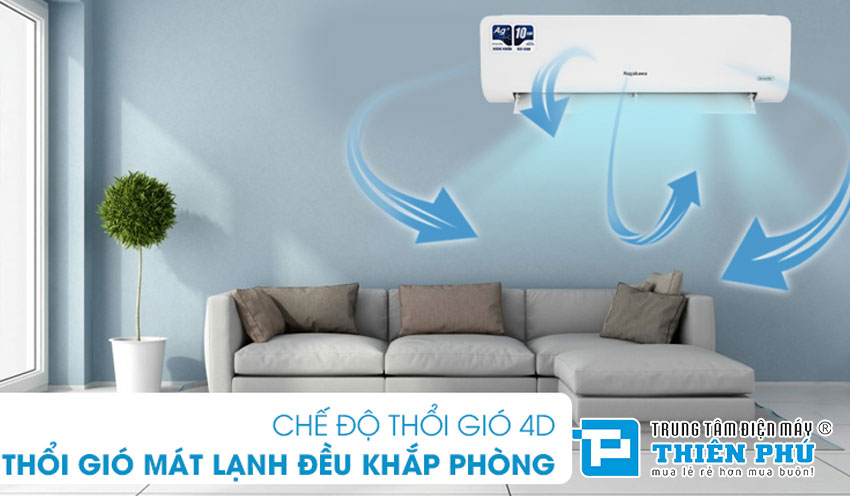 Điều hòa Nagakawa 12000Btu 1 Chiều Inverter NIS-C12R2H10 Gas R32