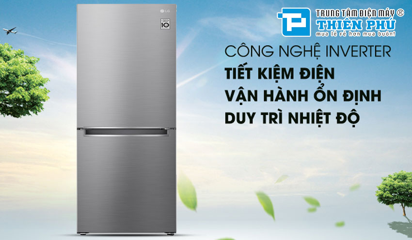 Tủ Lạnh LG Inverter 2 Cánh 393 Lít GR-B305PS