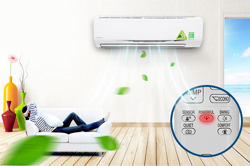 Nên mua điều hòa Đaikin 9000 hay 12000 cho phòng 15m2?
