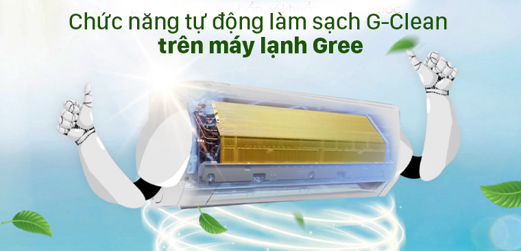 Hướng dẫn sử dụng chức năng tự làm sạch G-Clean trên điều hòa Gree