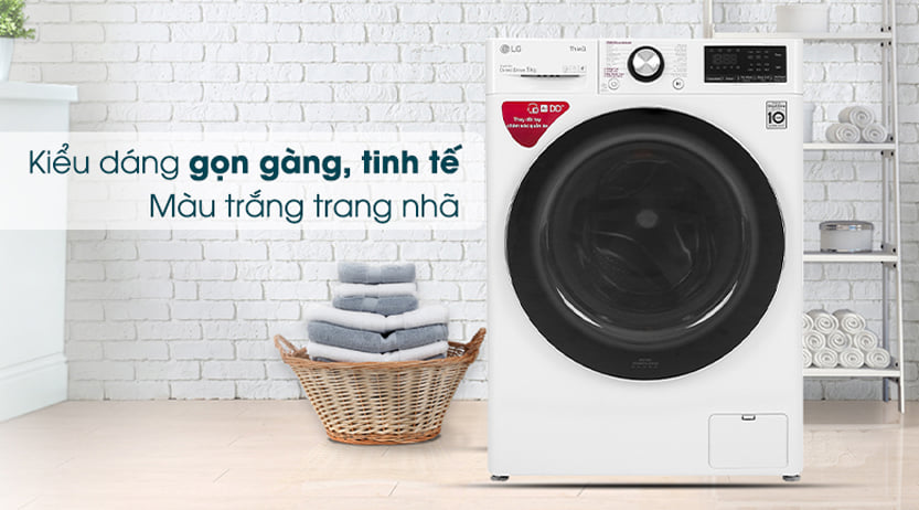 3 chiếc máy giặt cửa trước tiết kiệm điện, giá tốt đáng mua cho gia đình