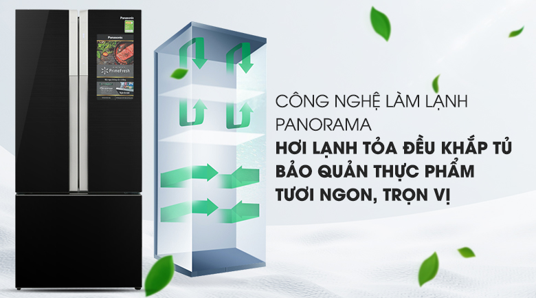 So sánh hai chiếc tủ lạnh Hitachi R-FWB545PGV2(GBK) và Panasonic NR-CY550QKVN