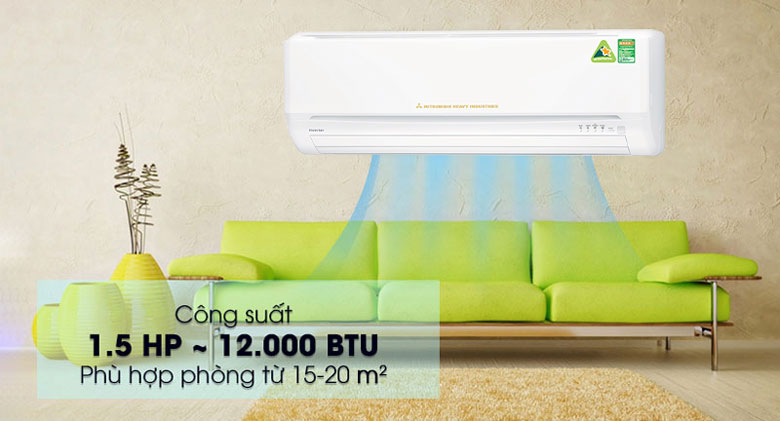 Nên mua điều hòa Đaikin 9000 hay 12000 cho phòng 15m2?