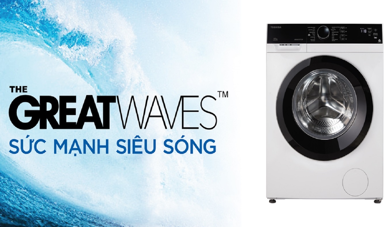 Đánh giá công nghệ giặt của máy giặt Toshiba inverter TW-BK85S2V(WK)