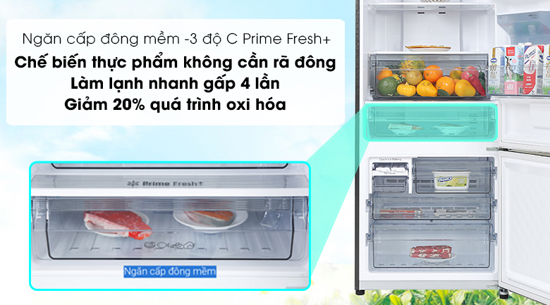 Điểm tương đồng ở tủ lạnh Panasonic NR-BX421GPKV và Samsung RB30N4190BU/SV