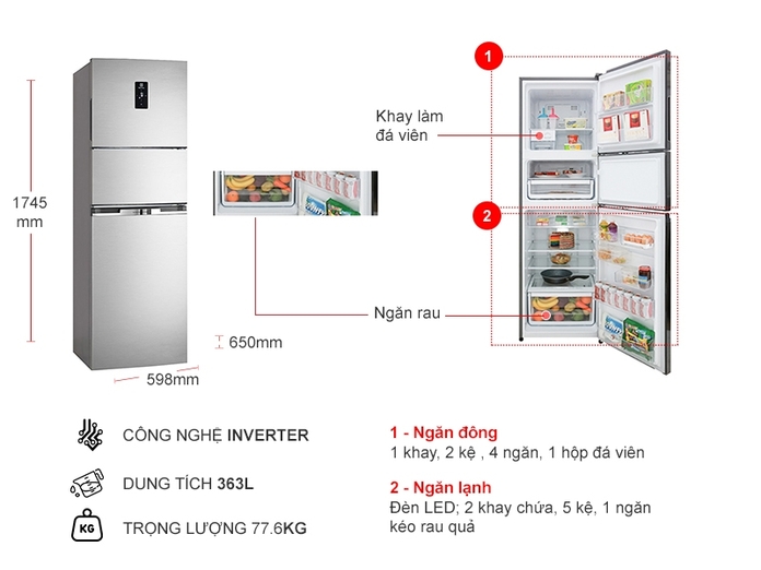 Tủ lạnh Hitachi R-FW690PGV7X(GBK) với những điều bất ngờ mang tới cho bạn