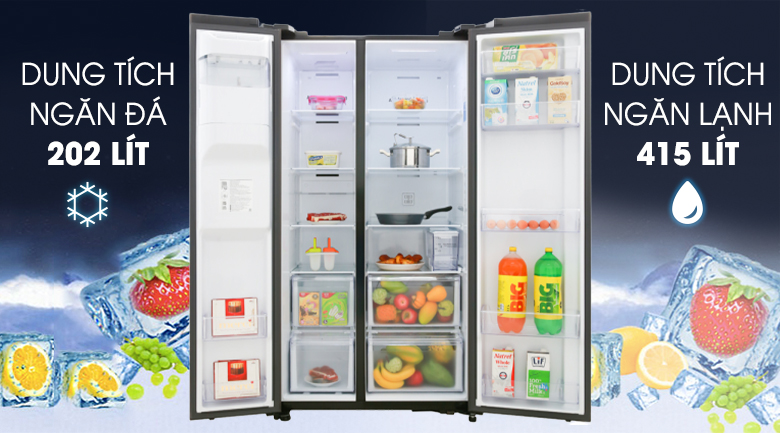 Những thông tin bạn cần biết về chiếc tủ lạnh Samsung RS64R5301B4/SV