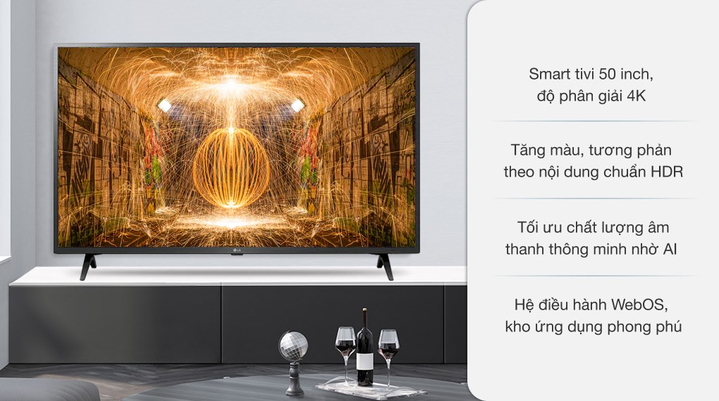 Tại sao nên mua smart tivi LG 50 inch 50UP7550PTC?