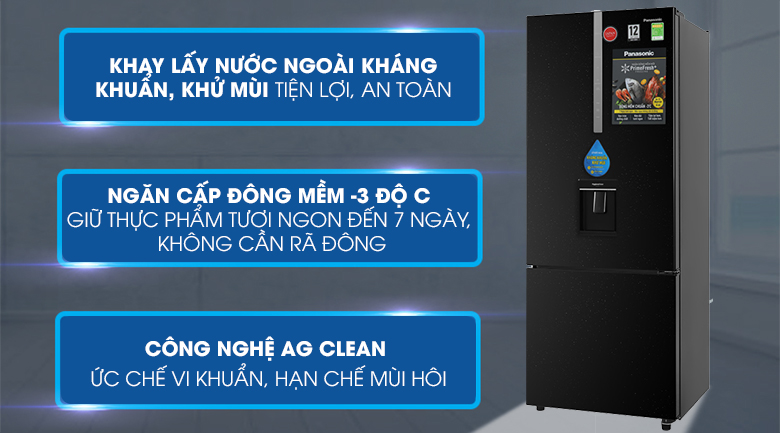 Nên mua tủ lạnh Panasonic NR-BX410WKVN tại Thiên Phú